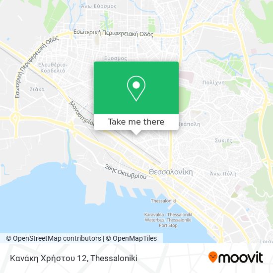Κανάκη Χρήστου 12 map