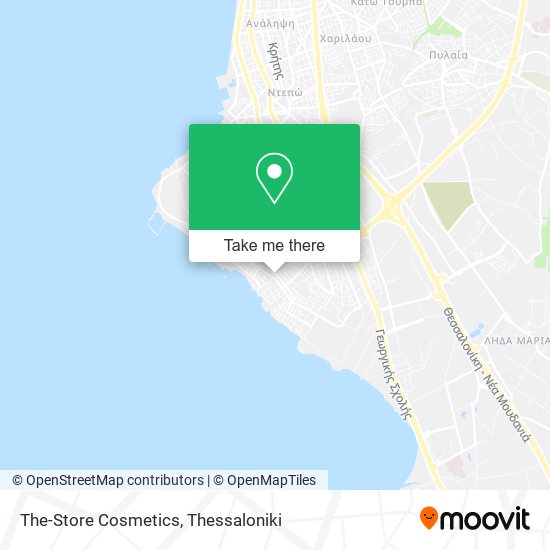 The-Store Cosmetics map