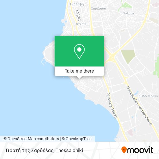 Γιορτή της Σαρδέλας map