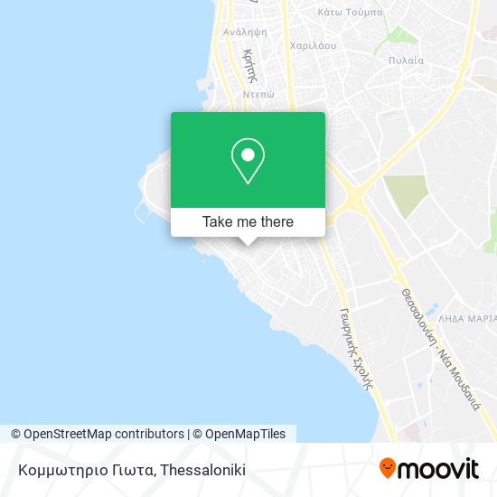 Κομμωτηριο Γιωτα map