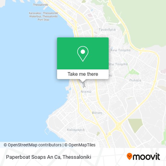 Paperboat Soaps An Ca map
