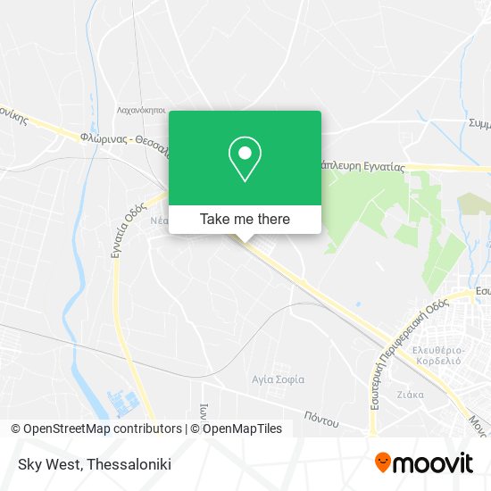 Sky West map