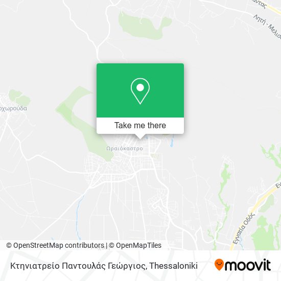 Κτηνιατρείο Παντουλάς Γεώργιος map