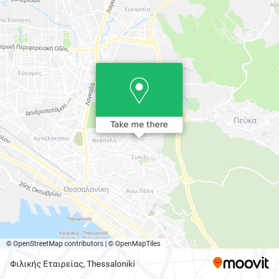 Φιλικής Εταιρείας map