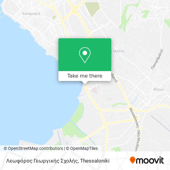 Λεωφόρος Γεωργικής Σχολής map