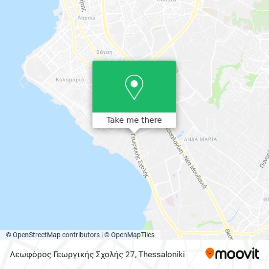 Λεωφόρος Γεωργικής Σχολής 27 map