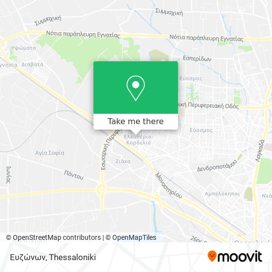 Ευζώνων map