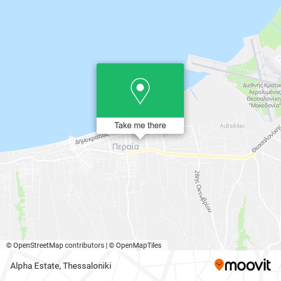 Alpha Estate map