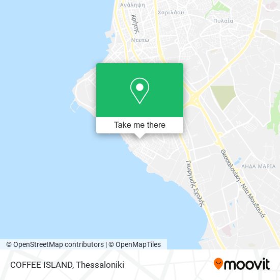 COFFEE ISLAND map