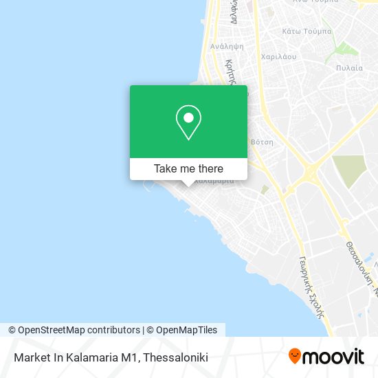 Market In Kalamaria M1 map