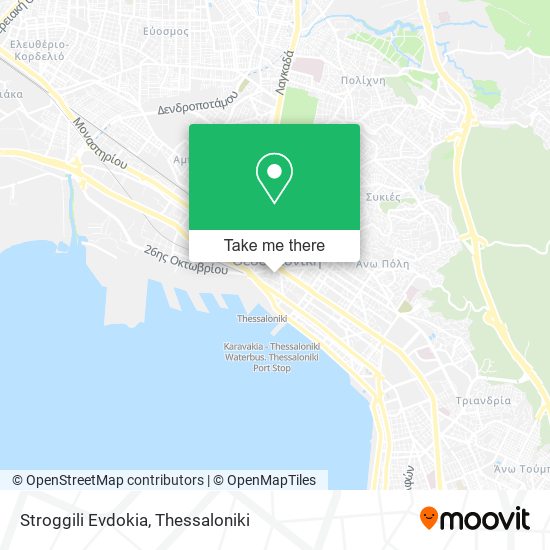 Stroggili Evdokia map