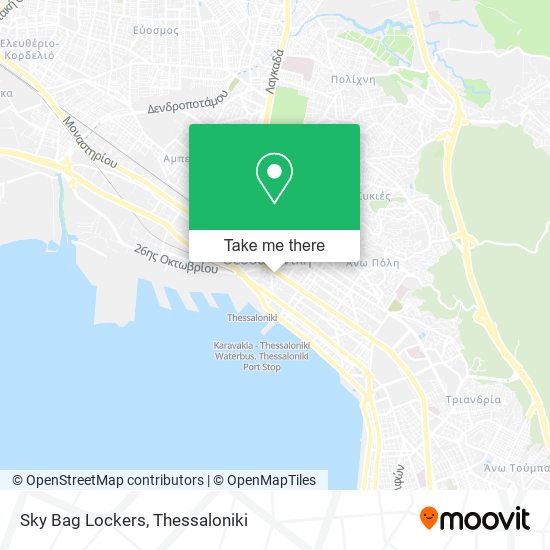 Sky Bag Lockers map