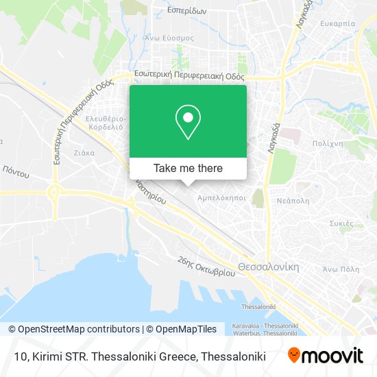 10, Kirimi STR. Thessaloniki Greece map
