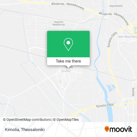 Kimolia map