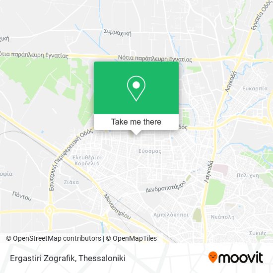Ergastiri Zografik map