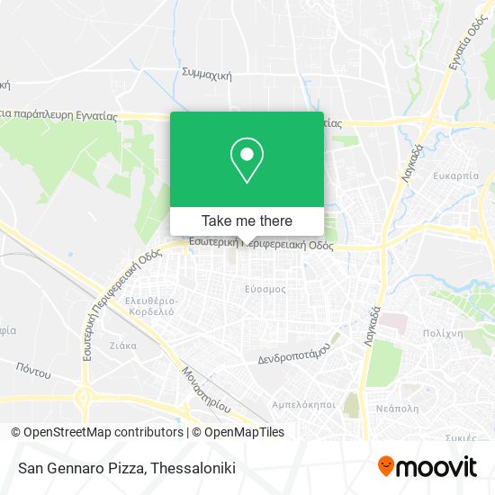 San Gennaro Pizza map