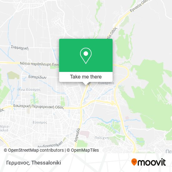 Γερμανος map