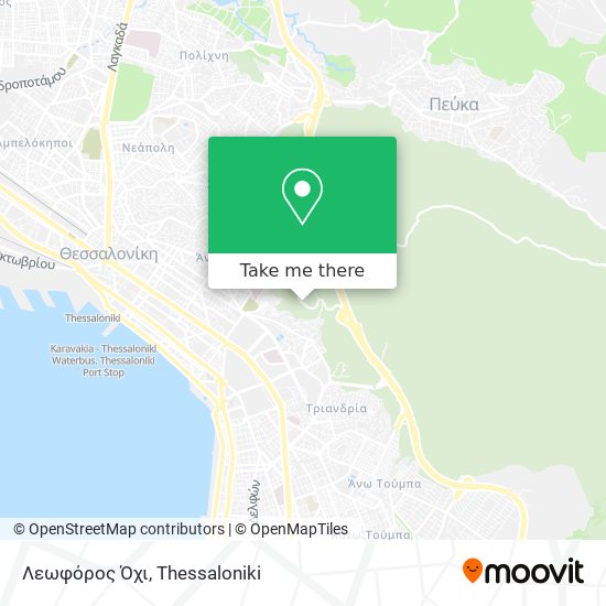 Λεωφόρος Όχι map