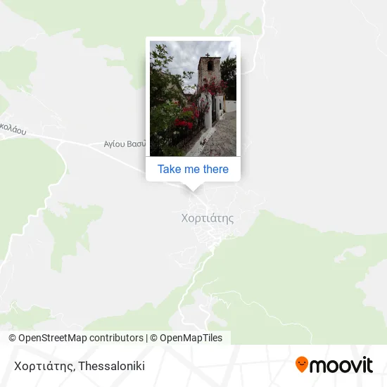 Χορτιάτης map