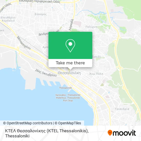 ΚΤΕΛ Θεσσαλονίκης (KTEL Thessalonikis) map