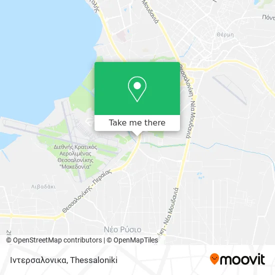 Ιντερσαλονικα map