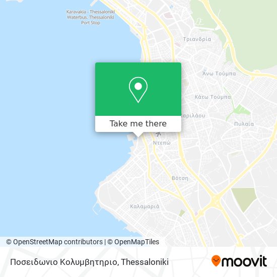 Ποσειδωνιο Κολυμβητηριο map