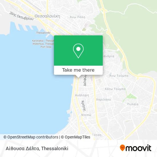 Αίθουσα Δέλτα map