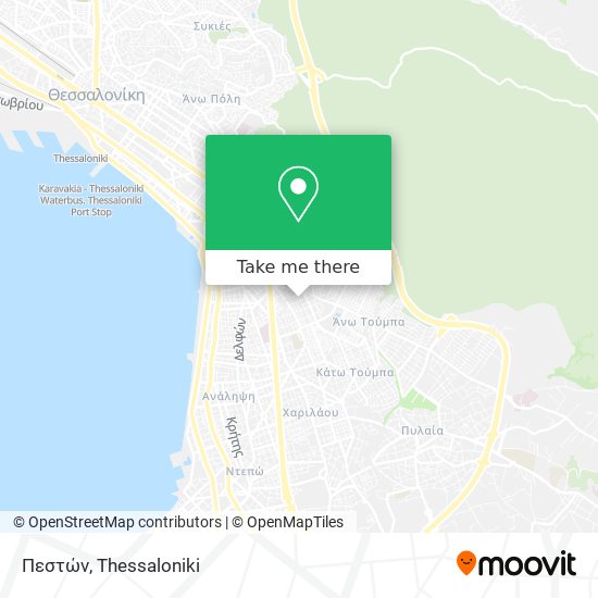 Πεστών map