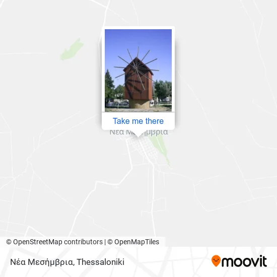 Νέα Μεσήμβρια map