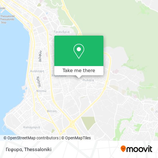 Γεφυρα map