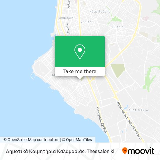 Δημοτικά Κοιμητήρια Καλαμαριάς map