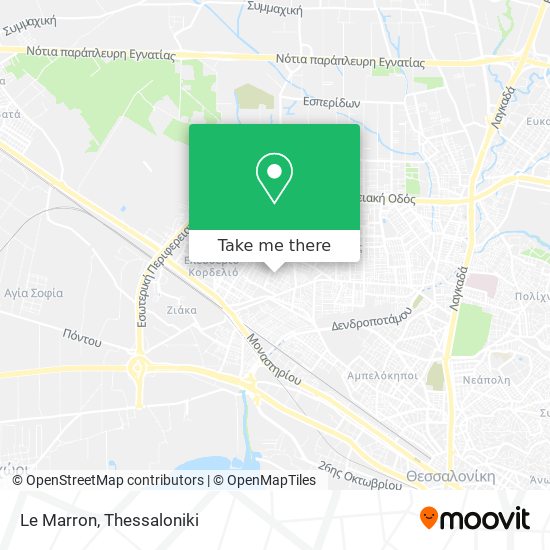 Le Marron map