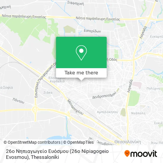 26ο Νηπιαγωγείο Ευόσμου (26o Nipiagogeio Evosmou) map