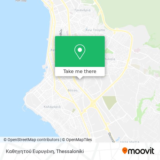 Καθηγητού Ευρυγένη map