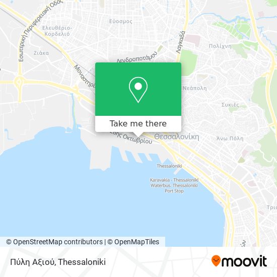 Πύλη Αξιού map