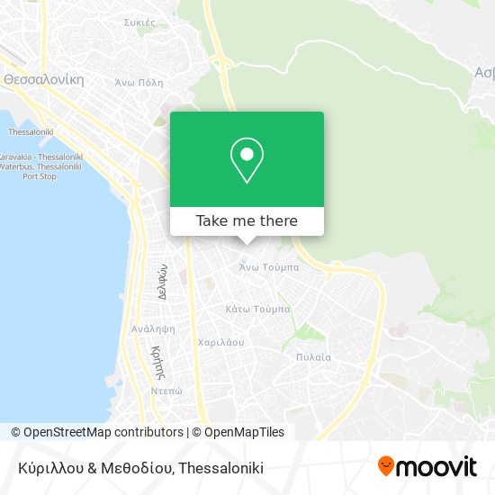 Κύριλλου & Μεθοδίου map