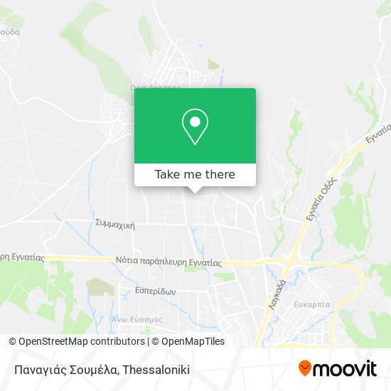 Παναγιάς Σουμέλα map