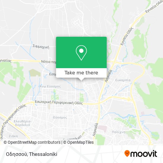 Οδησσού map