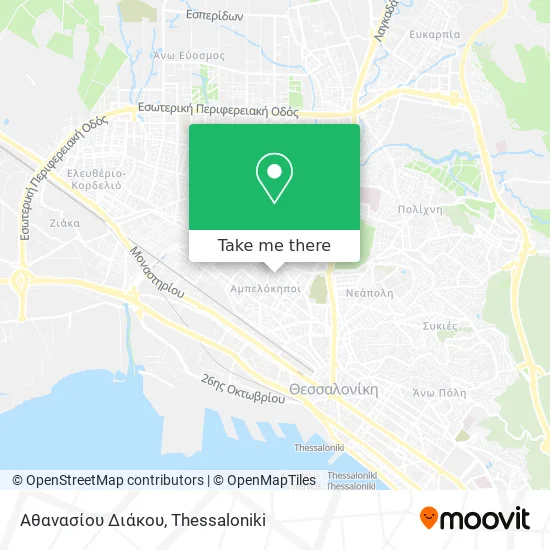 Αθανασίου Διάκου map