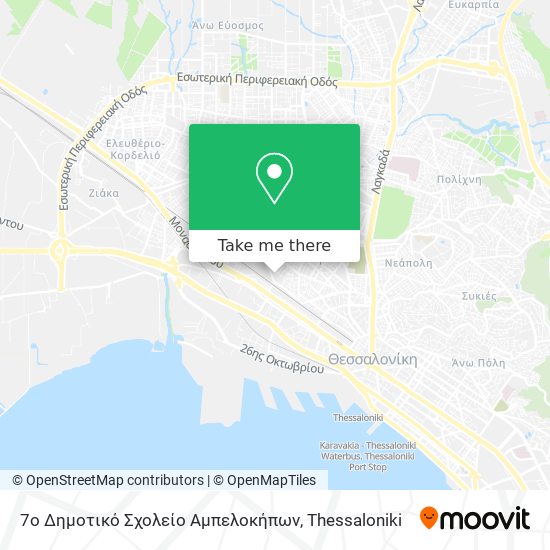 7ο Δημοτικό Σχολείο Αμπελοκήπων map