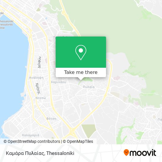 Καμάρα Πυλαίας map