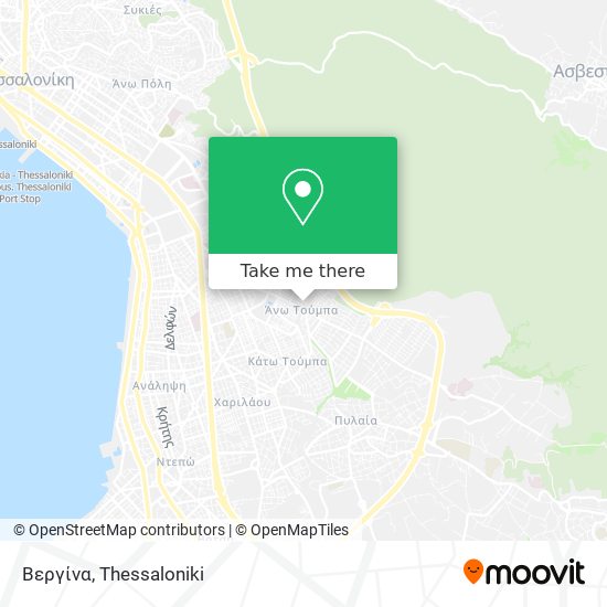 Βεργίνα map