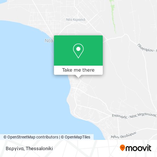 Βεργίνα map