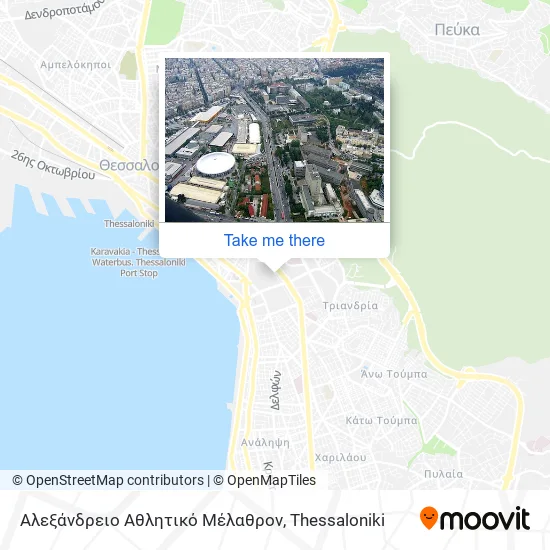 Αλεξάνδρειο Αθλητικό Μέλαθρον map