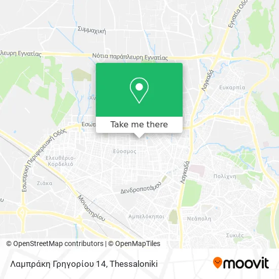 Λαμπράκη Γρηγορίου 14 map