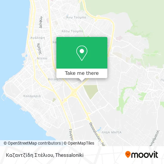 Καζαντζίδη Στέλιου map