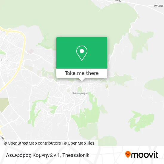 Λεωφόρος Κομνηνών 1 map