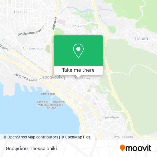 Θεόφιλου map