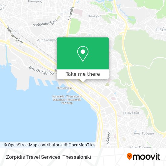 Zorpidis Travel Services map