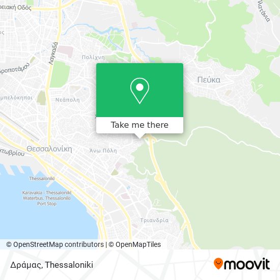 Δράμας map
